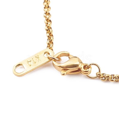 304 Stainless Steel Rolo Chain Bracelets BJEW-JB06029-1