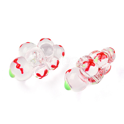 Transparent Acrylic Beads ACRC-T012-01-C02-1