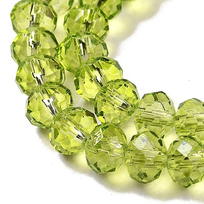 Transparent Baking Paint Glass Beads X1-DGLA-A034-T8mm-D05-1