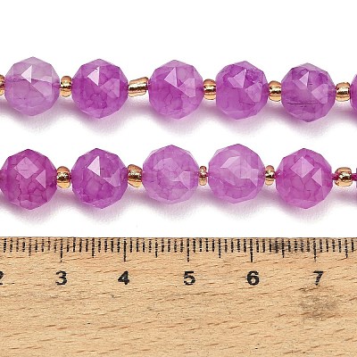 Dyed Imitation Jade Glass Beads Strands GL-Z001-02A-03-1