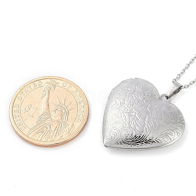 201 Stainless Steel Cable Chain Necklaces NJEW-M050-04C-P-1-1