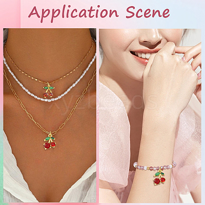 8Pcs 2 Styles Brass Charms KK-SC0006-89-1