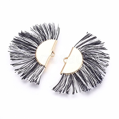 Nylon Tassel Pendants KK-F755-28G-01-NF-1