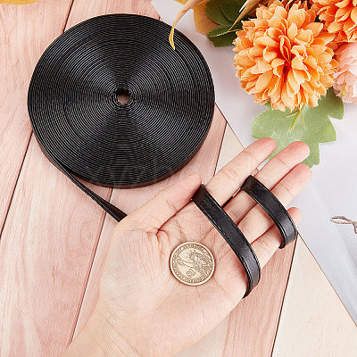 Flat PU Imitation Leather Cord LC-WH0006-05E-02-1