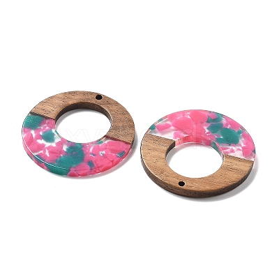 Resin and Walnut Pendants FIND-R051-13B-1