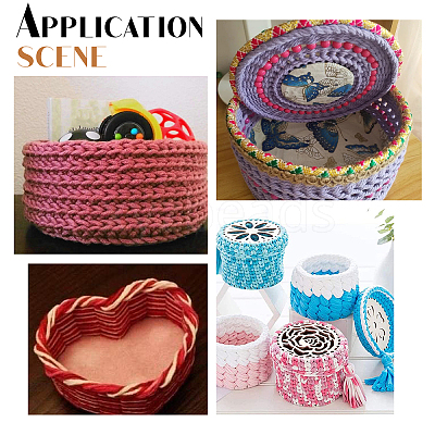 12 Sets 4 Style Wooden Basket Bottoms DIY-GF0004-76-1