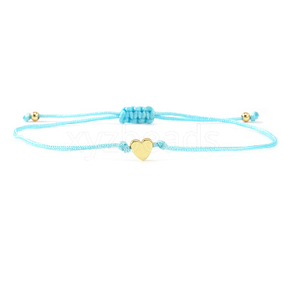 Valentine's Day Nylon Cord Braided Bracelets VO3472-5-1