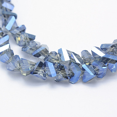Electroplate Glass Beads Strands LS-EGLA-J143-B-FR01-1