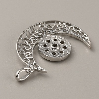 Alloy Hang Snap Base Big Pendants FIND-WH0111-236-1
