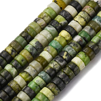 Natural Serpentine Beads Strands G-L624-I16-3x6mm-1