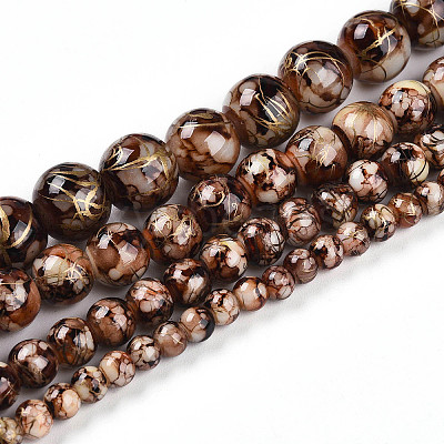 Baking Paint Glass Beads X1-DGLA-N003-6mm-B06-1