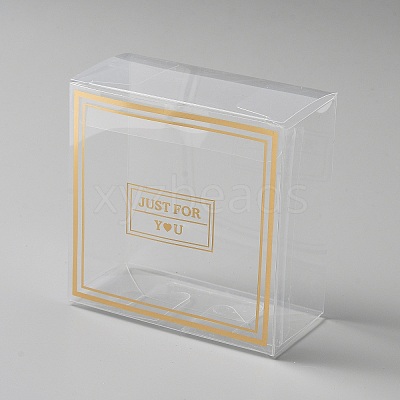 Transparent PVC Candy Gift Boxes CON-WH0084-38B-1