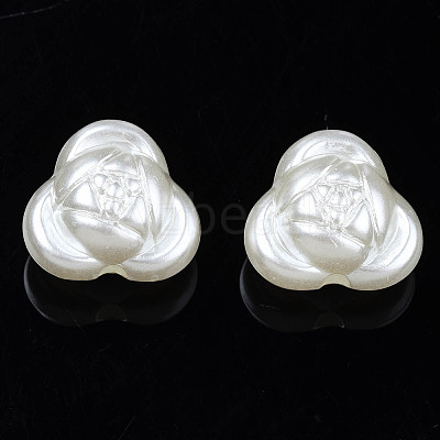 ABS Plastic Imitation Pearl Beads KY-S163-442-1