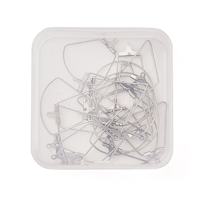 Tarnish Resistant 304 Stainless Steel Wire Pendants STAS-X0017-15P-1