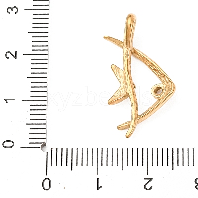 304 Stainless Steel Pendants STAS-D129-13C-G-1