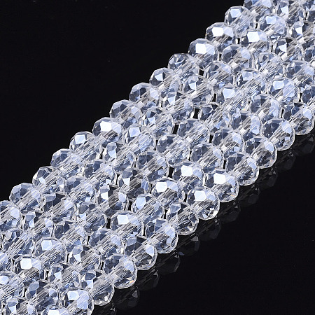 Electroplate Glass Beads Strands EGLA-A044-T6mm-A19-1