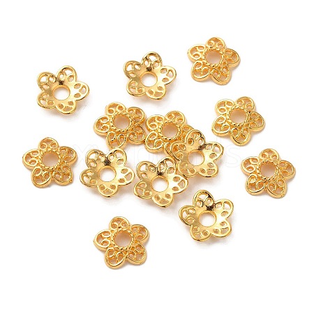 Tibetan Style Alloy Bead Caps LS-K0P34012-1
