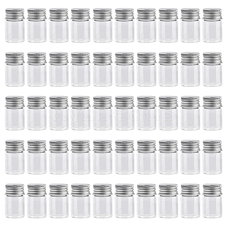 50Pcs Glass Bottles Bead Containers CON-DR0001-06A-1