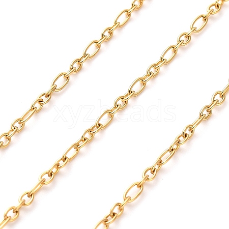 304 Stainless Steel Cable Chains CHS-B009-03A-G-1