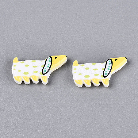 Printed Opaque Resin Beads RESI-N043-04D-1