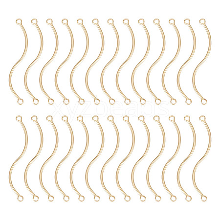 GOMAKERER 30Pcs Brass Connector Charms KK-GO0001-27-1