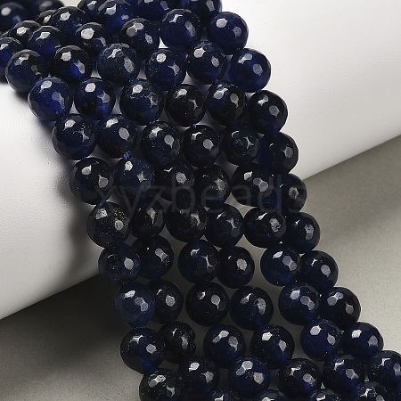 Natural White Jade Bead Strands X-G-R346-8mm-04-1