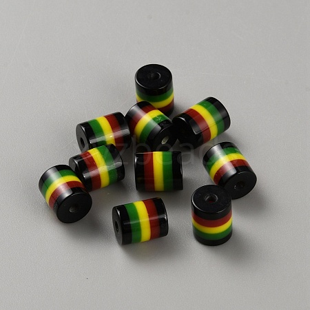 Opaque Resin Beads RESI-WH20001-04-1