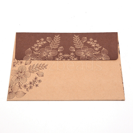 Classical Kraft Paper Envelope DIY-WH0204-30-1