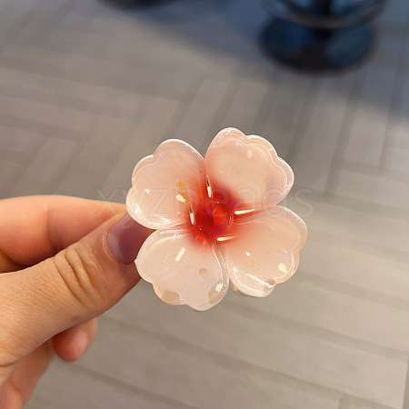 Flower Plastic Claw Hair Clips PW-WG3FA62-29-1