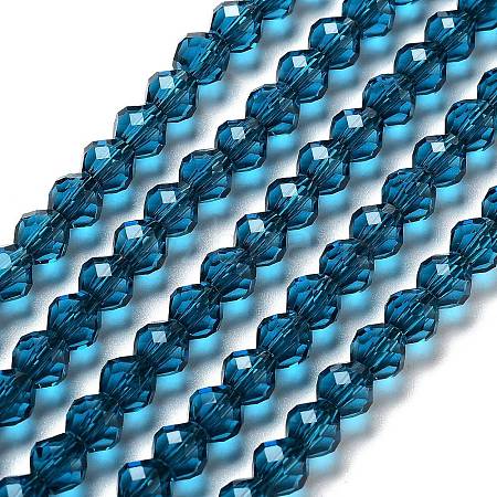 Transparent Glass Beads Strands GLAA-A014-03H-1