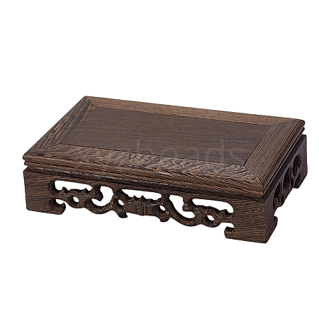 Wood Display Base for Flower Pot ODIS-WH0078-51A-1