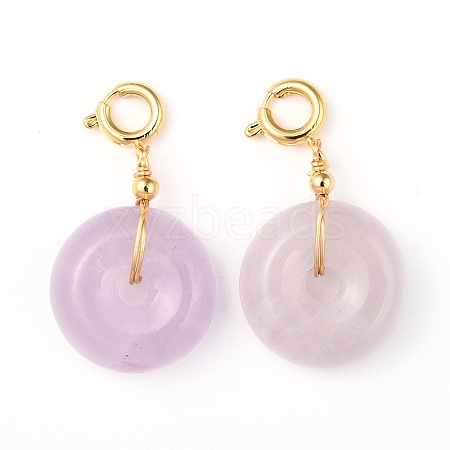 Natural Amethyst Pendants G-I307-02G-01-1