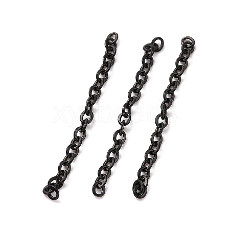 Ion Plating(IP) 304 Stainless Steel Cable Chains CHS-WH0007-01A-EB-1