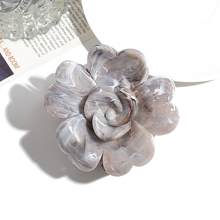 Flower Plastic Claw Hair Clips PW-WGE62A5-03-1