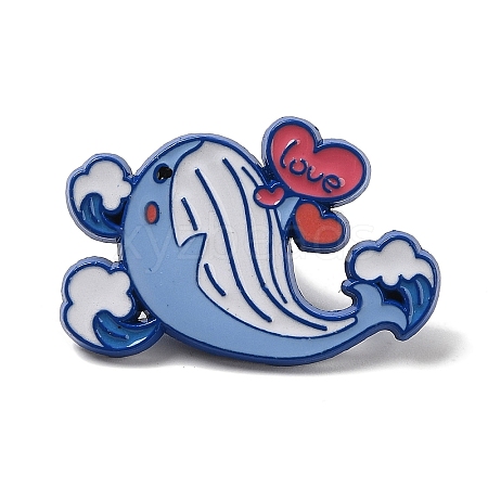 Blue Whale Enamel Pins JEWB-D021-01C-1