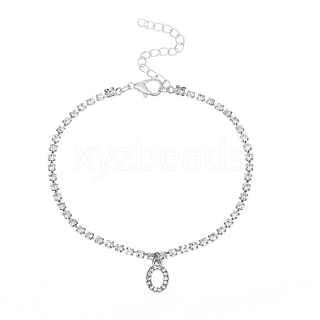 Fashionable and Creative Rhinestone Anklet Bracelets XR7352-15-1