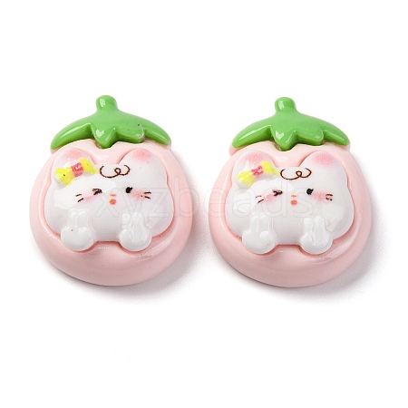 Cat Theme Opaque Resin Cabochons CRES-Z010-01A-1