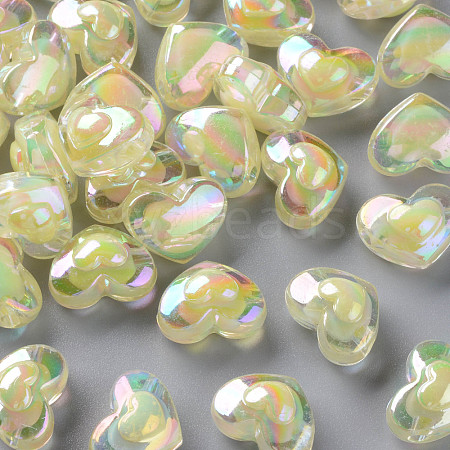 Transparent Acrylic Beads TACR-S152-08B-07-1