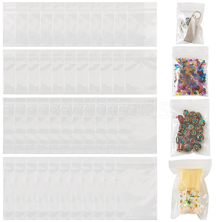 4 Sizes Transparent Plastic Resealable Packaging Bags OPP-TADJ0001-05A-1