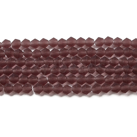 Imitate Austrian Crystal Frosted Glass Beads Strands LS-EGLA-A039-T2mm-MD05-1