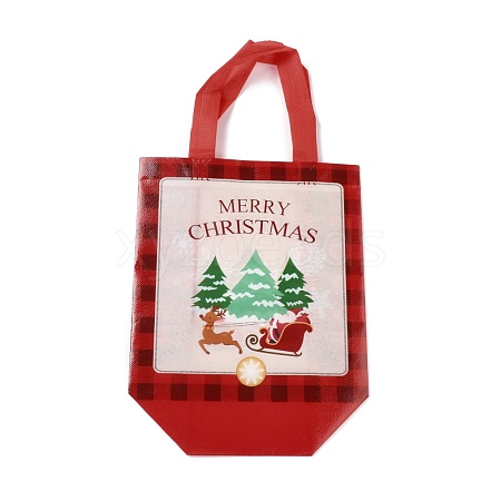 Christmas Theme Laminated Non-Woven Waterproof Bags ABAG-B005-02A-01-1