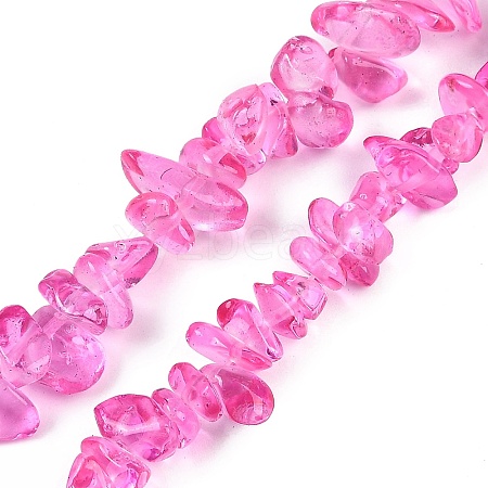 Transparent Glass Beads Strands GLAA-Z009-01I-1