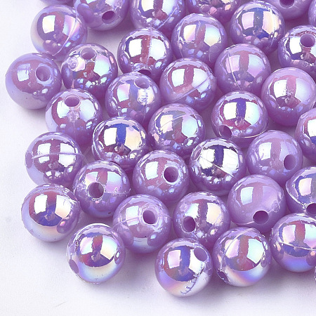 Plastic Beads OACR-S027-6mm-05-1