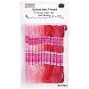 12 Skeins 6-Ply Polycotton(Polyester Cotton) Embroidery Floss DIY-CY0002-94E-1