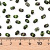 Picasso Spray Painted Glass Seed Beads SEED-T006-04-18-4