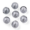 Transparent Blow High Borosilicate Glass Globe Beads GLAA-T003-09G-3