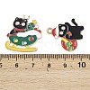 Christmas Alloy Enamel Pendants ENAM-G234-01A-4