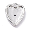 Brass Micro Pave Cubic Zirconia Charms ZIRC-I054-14P-04-3