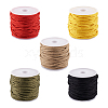  Jewelry 5 Rolls 5 Colors Braided Nylon Thread NWIR-PJ0001-01-10