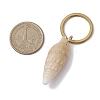 Natural Conch Shell Pendant Keychain KEYC-JKC00989-3